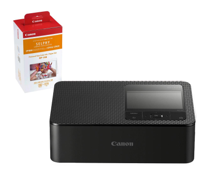 Drukarka do zdjęć Canon SELPHY CP1500 czarna + papier RP-108 108 szt